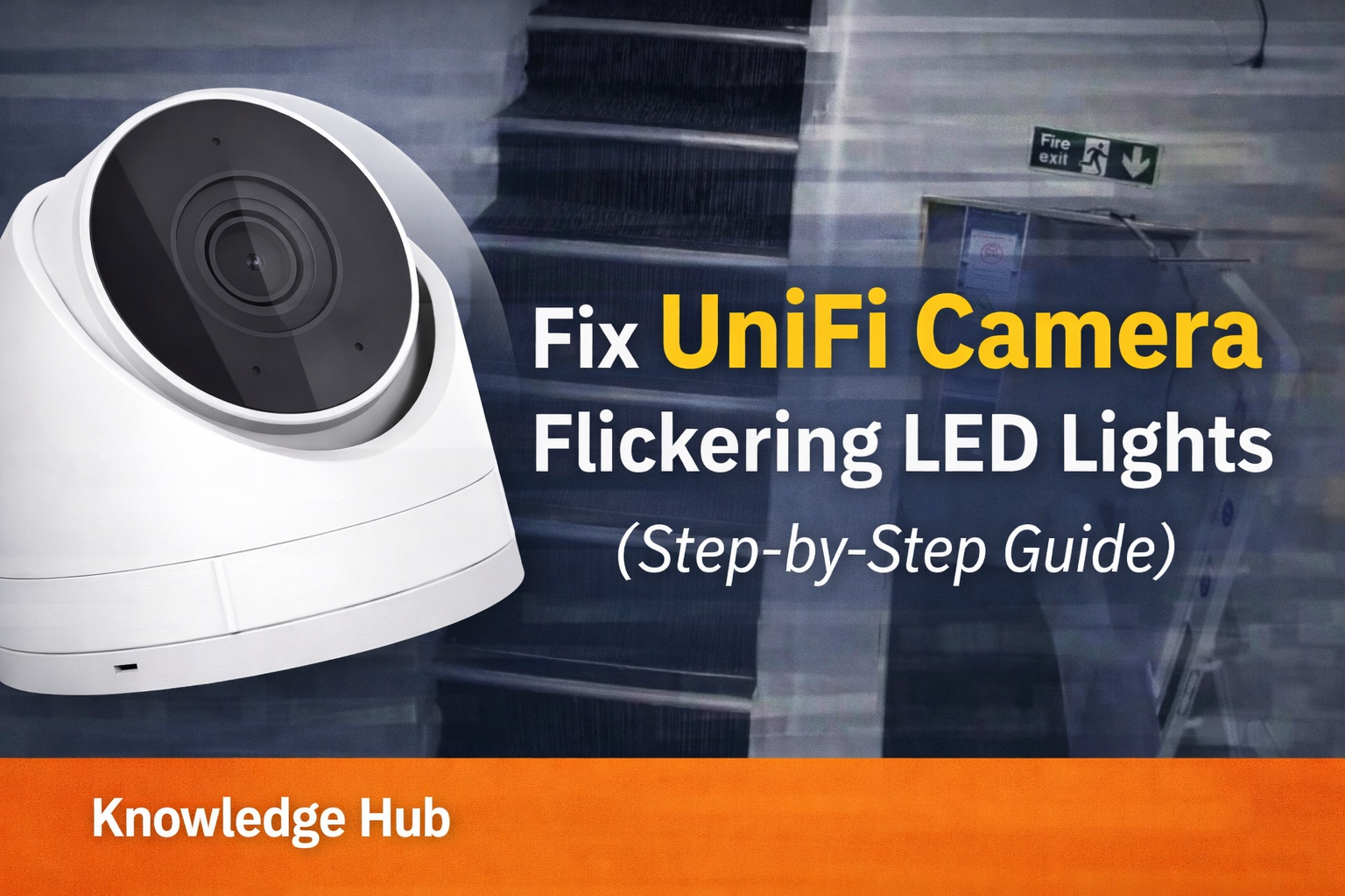 Fix UniFi Camera Flickering LED Lights (Step-by-Step Guide)
